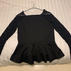 Lace top. Barely worn